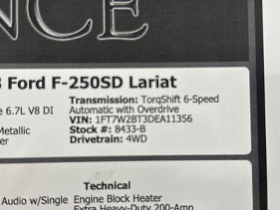 2013 Ford F-250 LARIAT