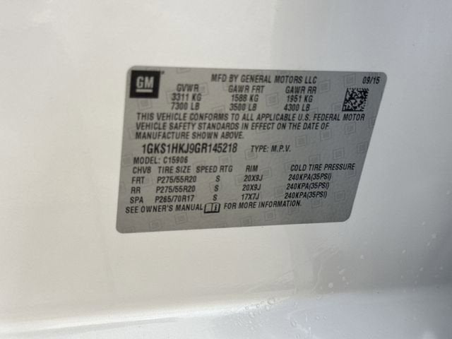 2016 GMC Yukon XL Denali