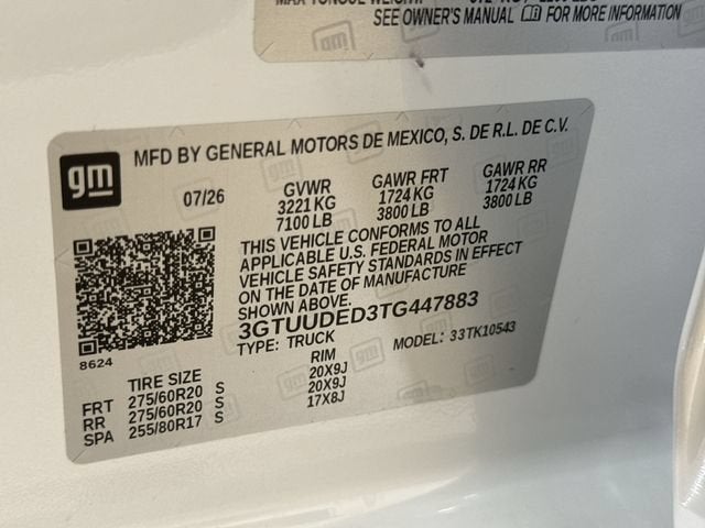 2026 GMC Sierra 1500 SLT