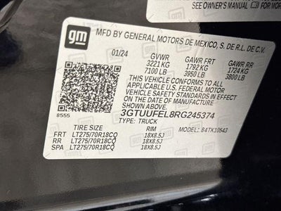 2024 GMC Sierra 1500 AT4X