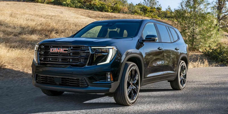 2026 GMC Acadia on-road performance with bold exterior styling in Thomasville, GA