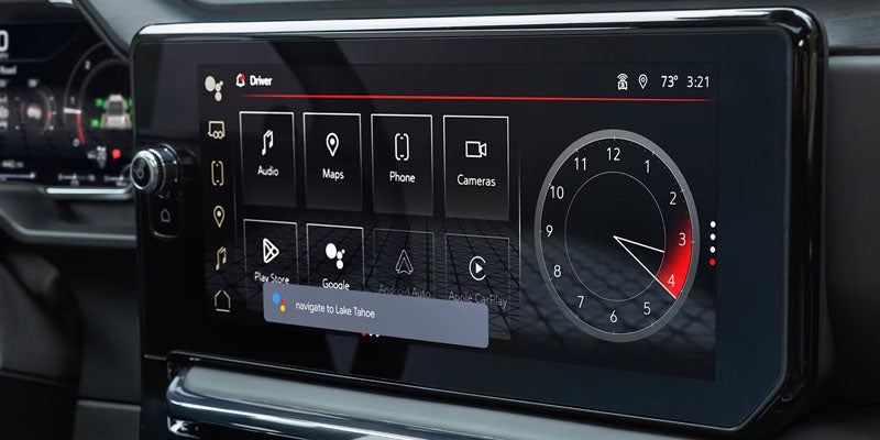 2026 GMC Sierra 1500 touchscreen infotainment system with GMC interface
